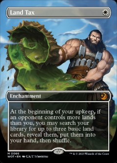 Land Tax Wilds of Eldraine- Enchanting Tales Anime Bordless